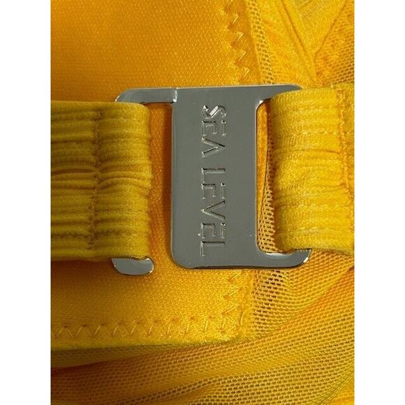 Yellow Bikini Top | Sea Level Swim | Yellow | Size 10 - Picture 5 of 9
